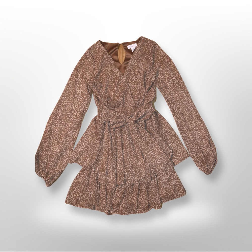 Ruffle mini dress